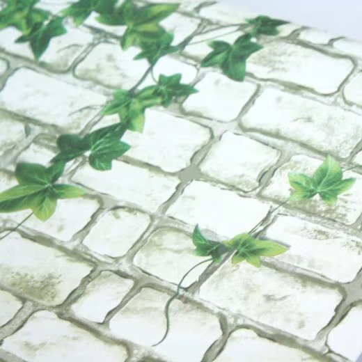 Low price Modern 3D Brick PVC Self-Adhesive Wallpaper Waterproof Stone Wall Paper Rolls for hotel or restaurant