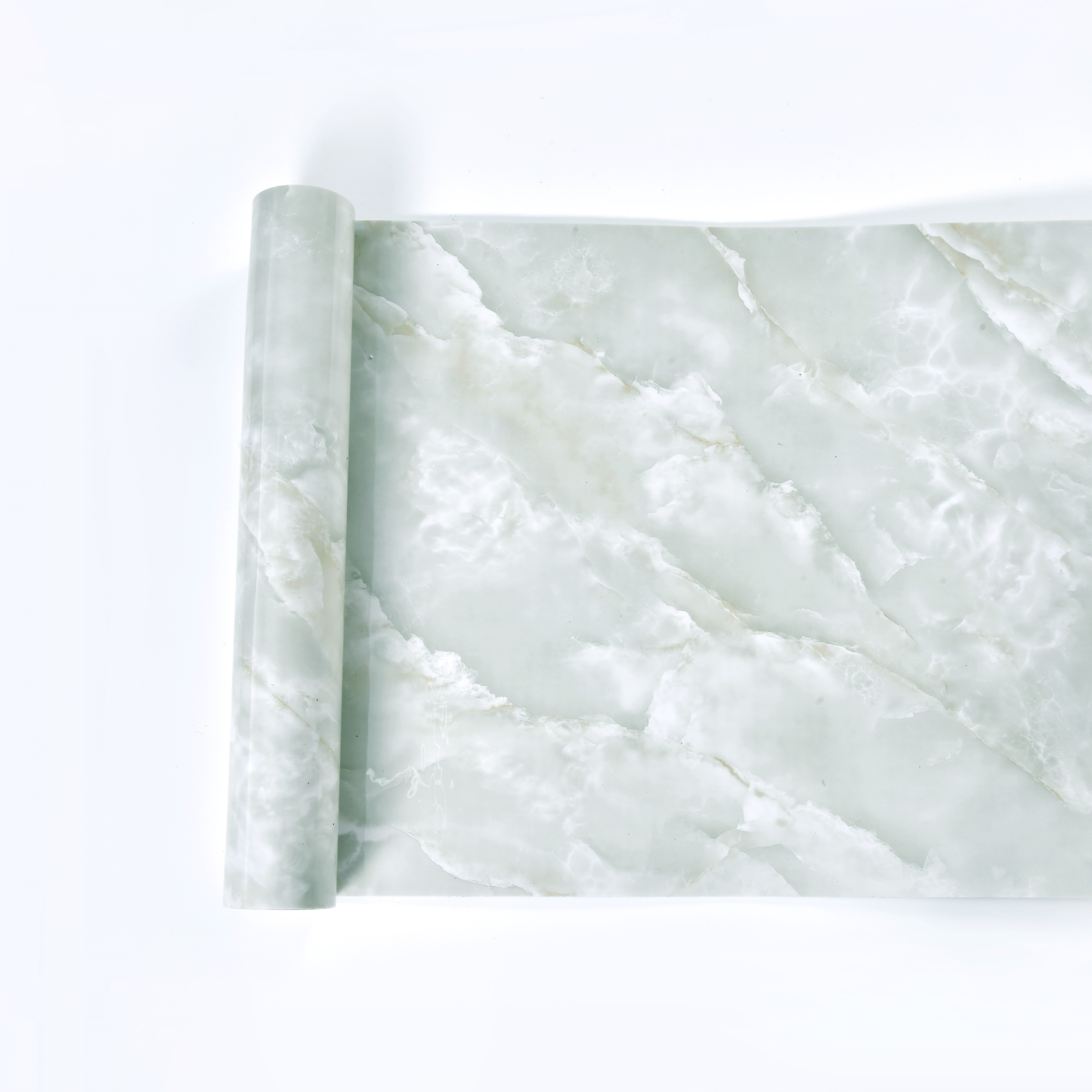white marble 3d wall paper foam brick peel and stick wallpaper