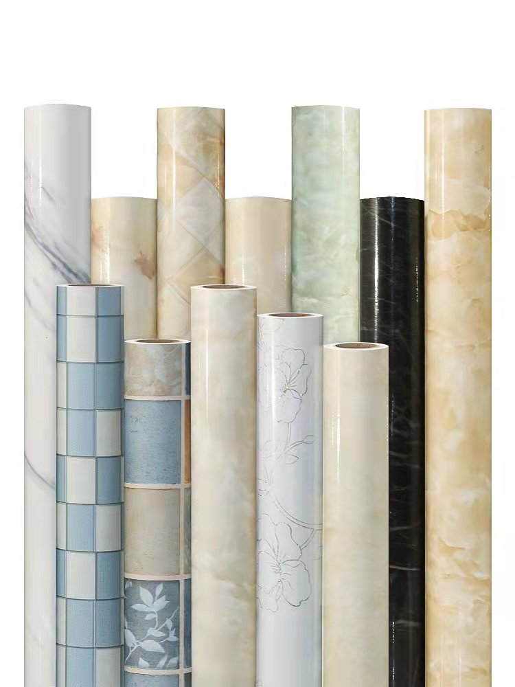 PVC stick peel self adhesive wallpaper rolls