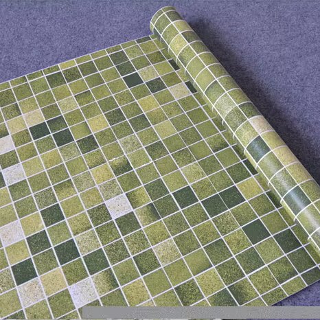 Royllent mosaic stone brick PVC Self-Adhesive water proof for kitchen bathroom wall decor sticker wallpaper rolls