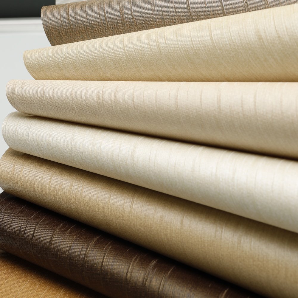 With High-End Quality Modern Background Wall Papers Fabric Backed PVC Vinyl Luxury Bedroom Hotel Wallpaper Decor
