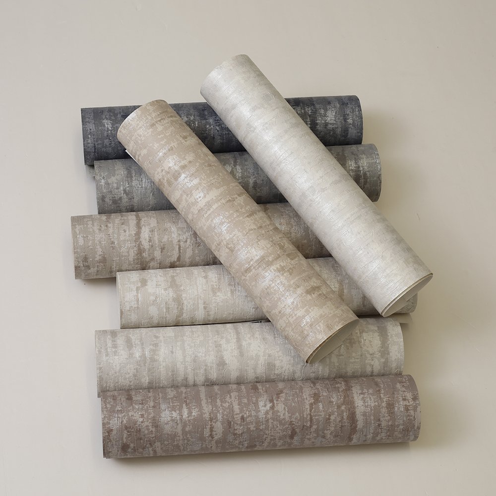 High Quality Popular PVC High Aesthetic Appeal Woven Fabric Wallpaper Hotel Luxury Vinyl Wall Coverings