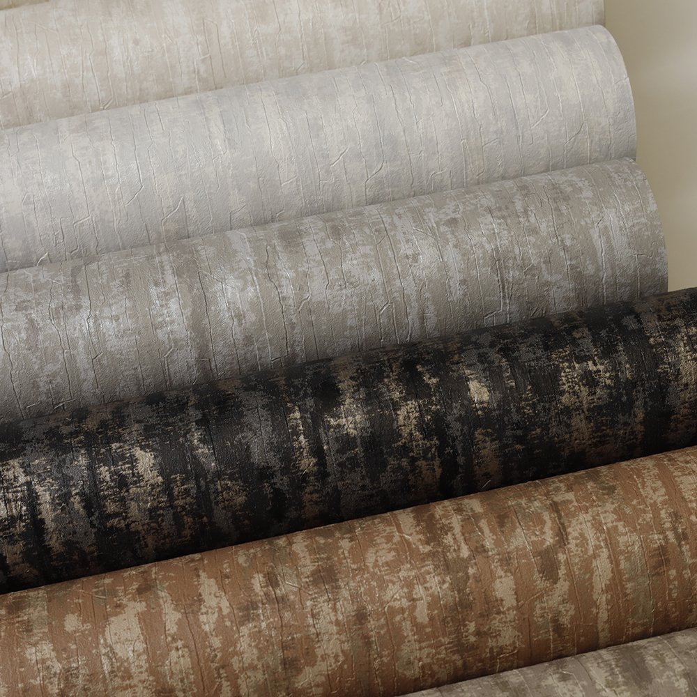 High Quality Popular PVC High Aesthetic Appeal Woven Fabric Wallpaper Hotel Luxury Vinyl Wall Coverings