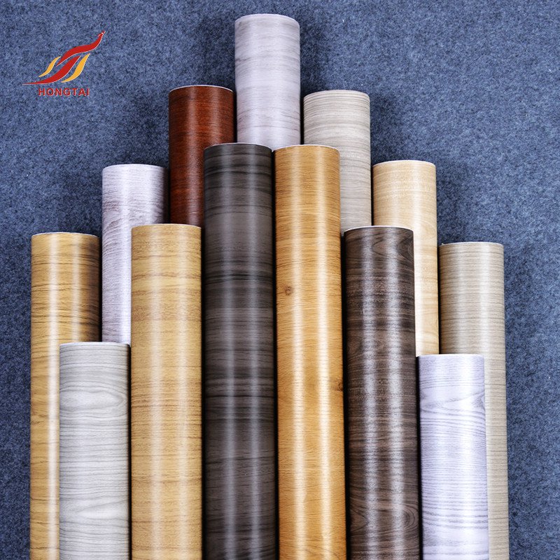 new paper restaurant wrap pvc film wall wood grain sticker 3d wallpaper roll home decoration