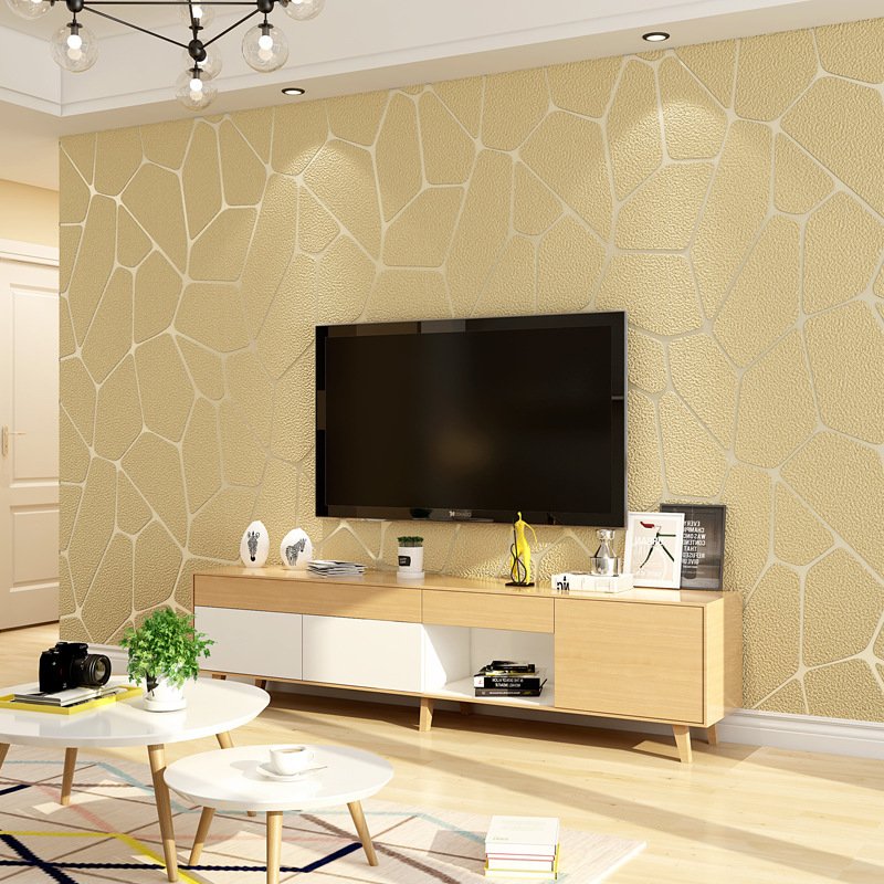 2021 Wall Decorations For Living Room With Wallpaper Adhesive For 3D Wall paper Roll Luxury Wallpaper