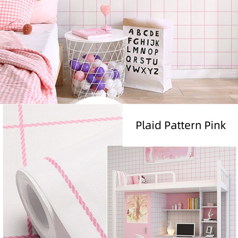 Self-Adhesive PVC Damask Pattern Wallpaper Rolls Easy Install & Remove Waterproof for Bathroom or Apartment Home Decor
