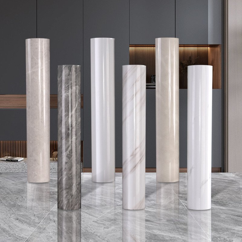 60cm*3m Marble foil roll Wallpapers sticker adhesive wallpaper decorative film wall decor Living room