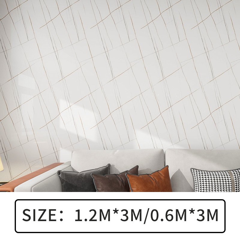 60cm*3m Marble foil roll Wallpapers sticker adhesive wallpaper decorative film wall decor Living room