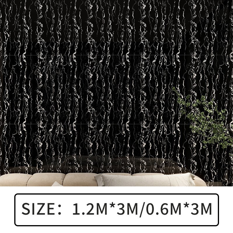 60cm*3m Marble foil roll Wallpapers sticker adhesive wallpaper decorative film wall decor Living room