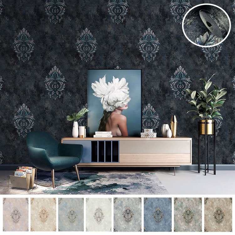 Wholesale Customized 3d PVC Rolls Luxury Wallpaper Modern 2024 for home decor