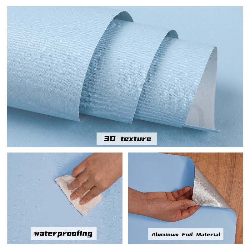 DUUEIHHUER Wallpaper Rolls Aluminum Foil Living Room Stripes Latest Technology Macarons PVC Modern Household Apartment