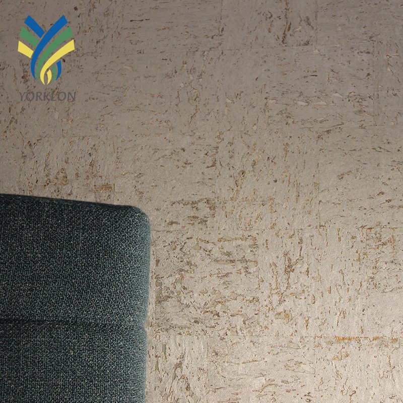 N168 Modern Luxury Wall paper Nature Wood Metallic Cork Grasscloth Wallpaper