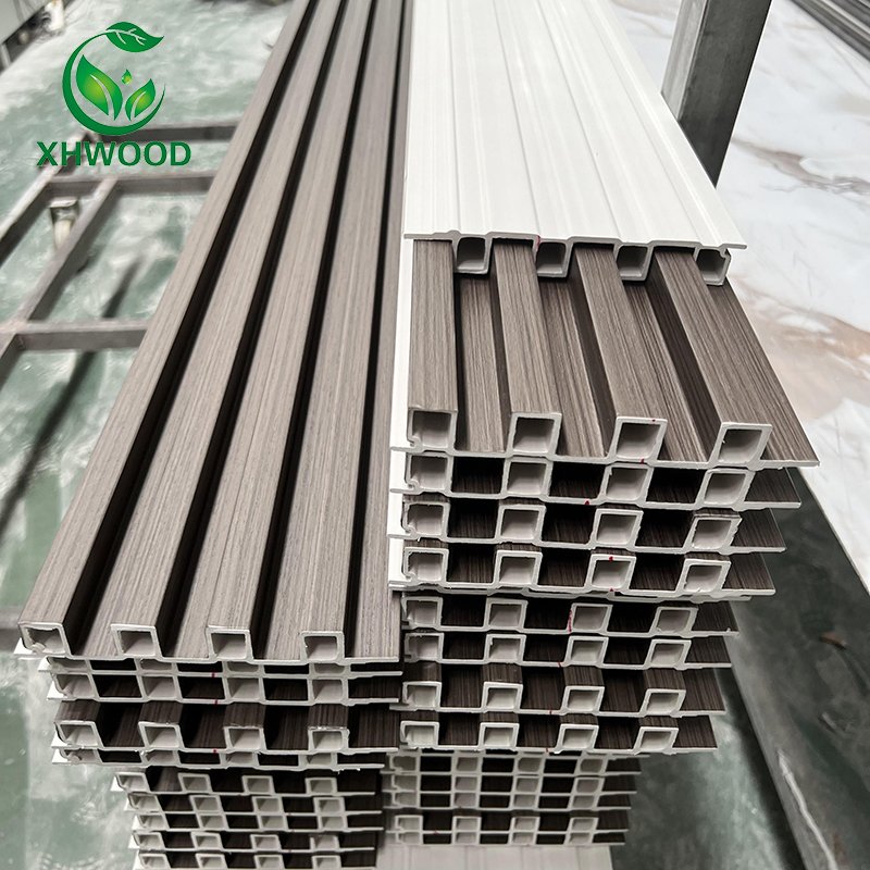 Indoor 3D Slat PVC Wall Decor Panel WPC Flutted Wall Panel