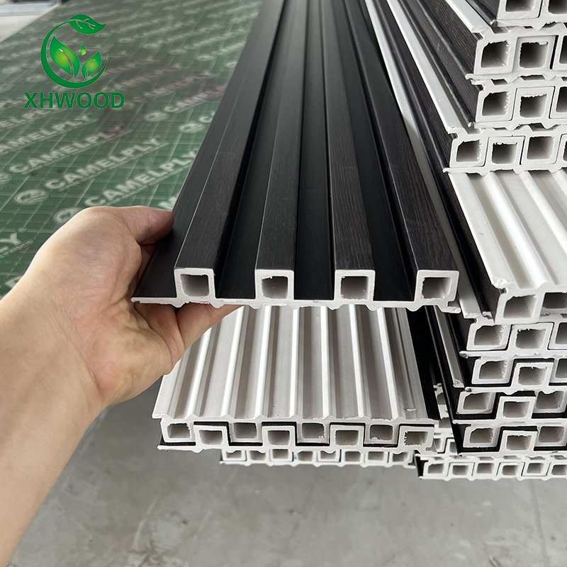 Indoor 3D Slat PVC Wall Decor Panel WPC Flutted Wall Panel