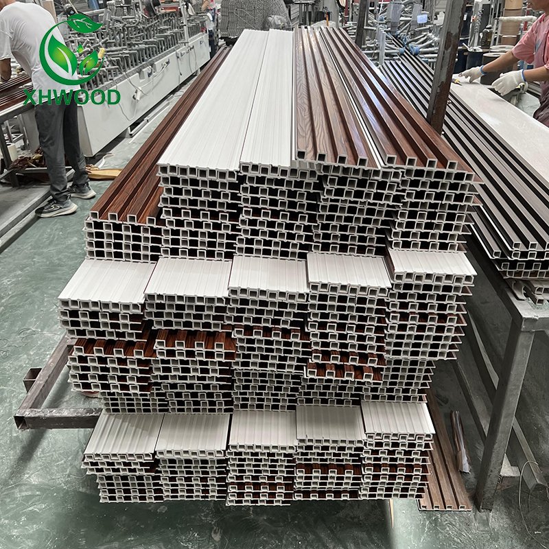 Indoor 3D Slat PVC Wall Decor Panel WPC Flutted Wall Panel