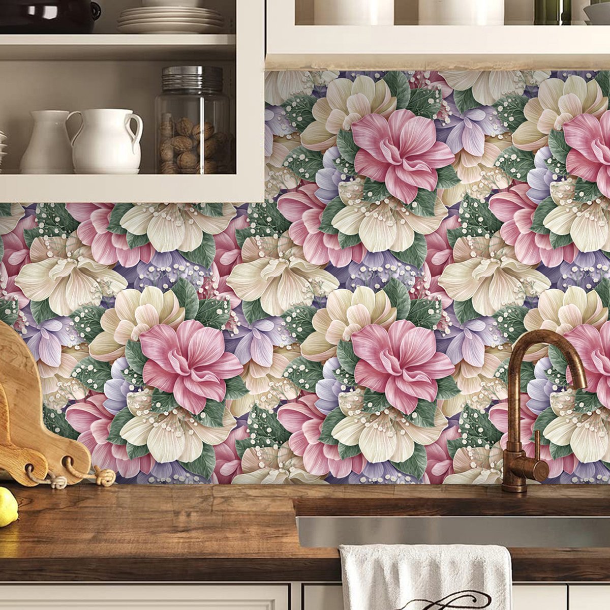 Self Adhesive Retro European Style Wallpaper,Opaque Waterproof 3d Wallpaper,Room Decoration Wallpaper,Home Decoration Film