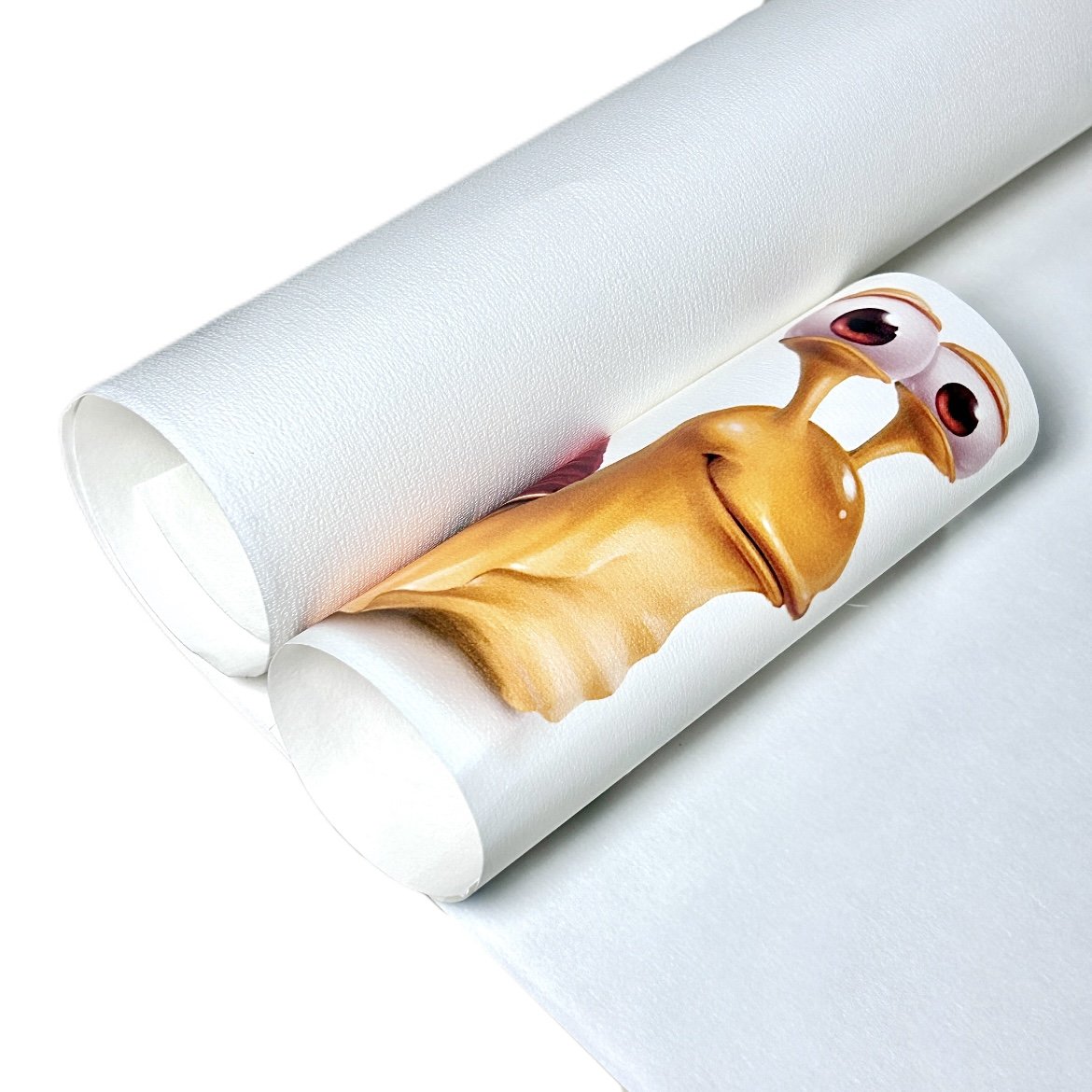 White Scratch Resistant Blank Wallpaper Rolls Inkjet Printing Printable Non Woven Wallpaper Roll