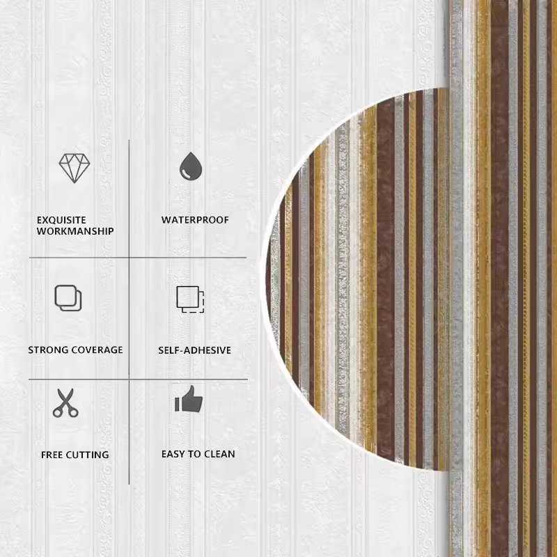 3D foam wallpaper roll panels interior papel tapiz para pared 3d wall panel adhesive wall wallpaper paneles de pared 3d