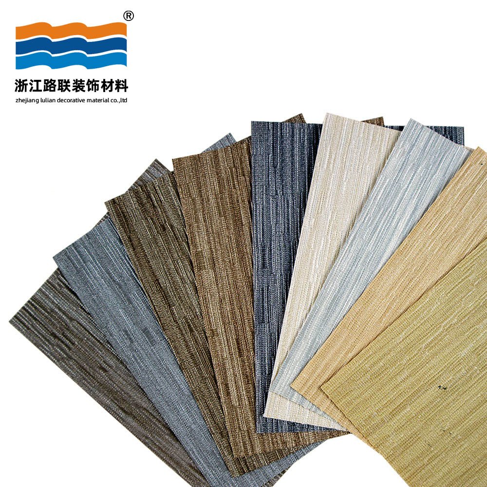 VOGUE V0201-V0217 Moisture-proof Fabric Backed vinyl wallcovering Washnable Commercial Wallpaper For Office Building