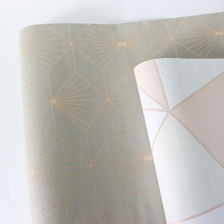Luxury home decoration vinyl self adhesive pvc wallpaper wall paper rolls