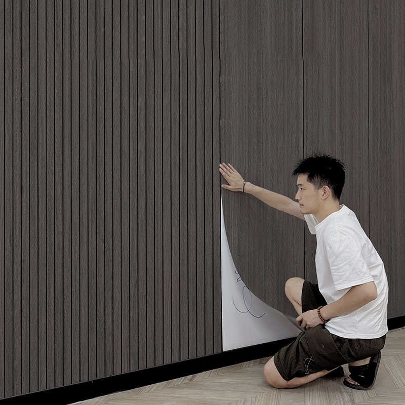 Modern PVC Self Adhesive Wallpaper Foil Backing Printable Embossed Wallpapers Roll Marble Grille Grain SXP Wallpaper