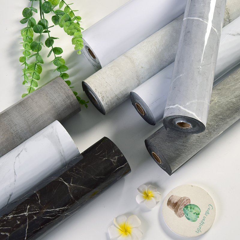 Marble Wallpaper Roll Peel and Stick 60cm*3m Self Adhesive Waterproof PVC Marble Wallpaper Roll