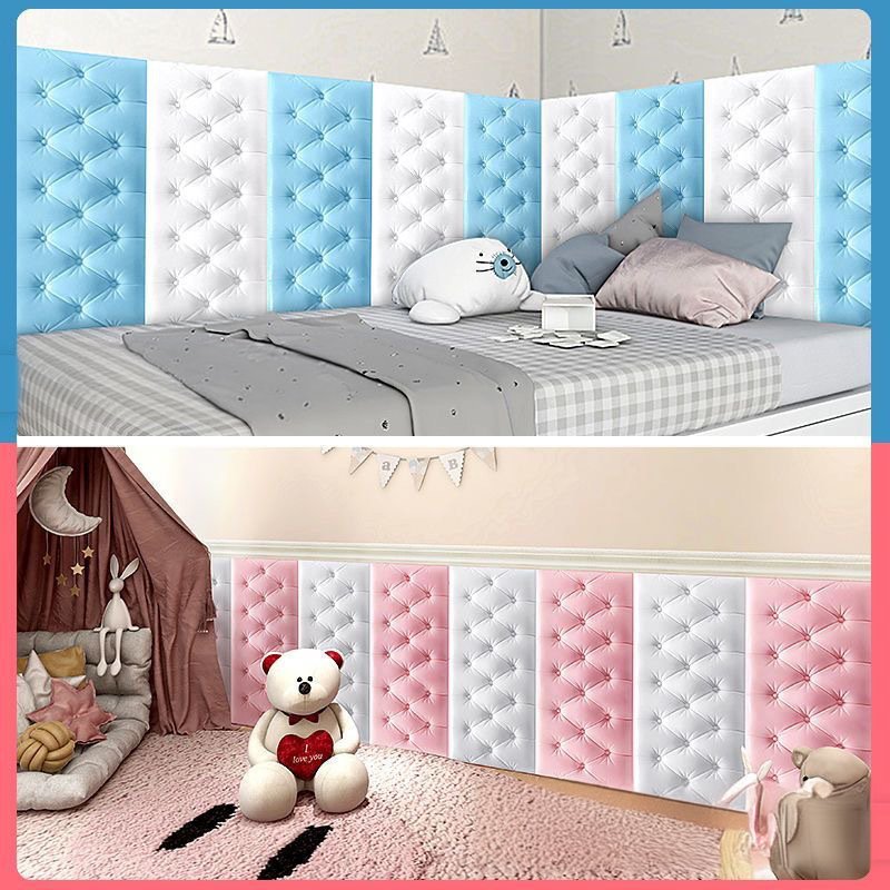 New Arrival Cushion Foam Anti-Collision Paper Wall Stickers 3d Art Design Wallpaper Rolls Home Decoration For Room