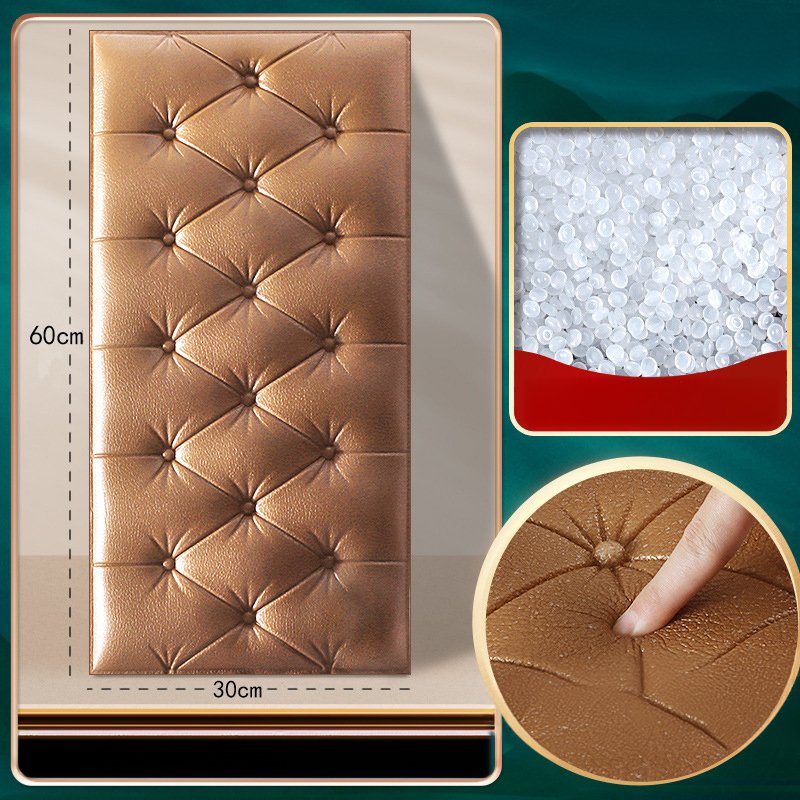 New Arrival Cushion Foam Anti-Collision Paper Wall Stickers 3d Art Design Wallpaper Rolls Home Decoration For Room