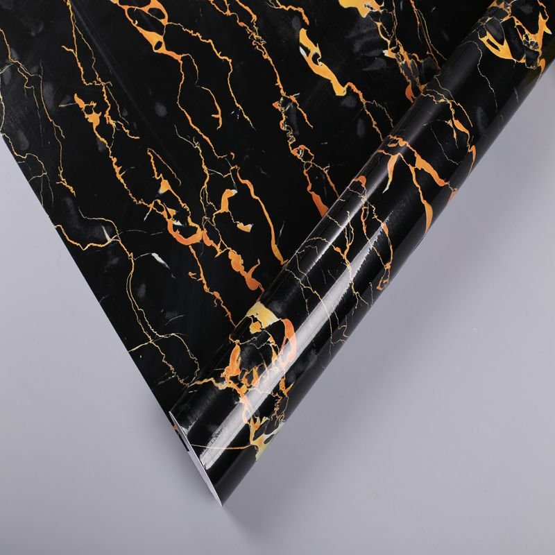 White Marble sticker wall Paper Self Adhesive Decorative Granite Vinyl Film Counter Stick Waterproof Removable wall paper