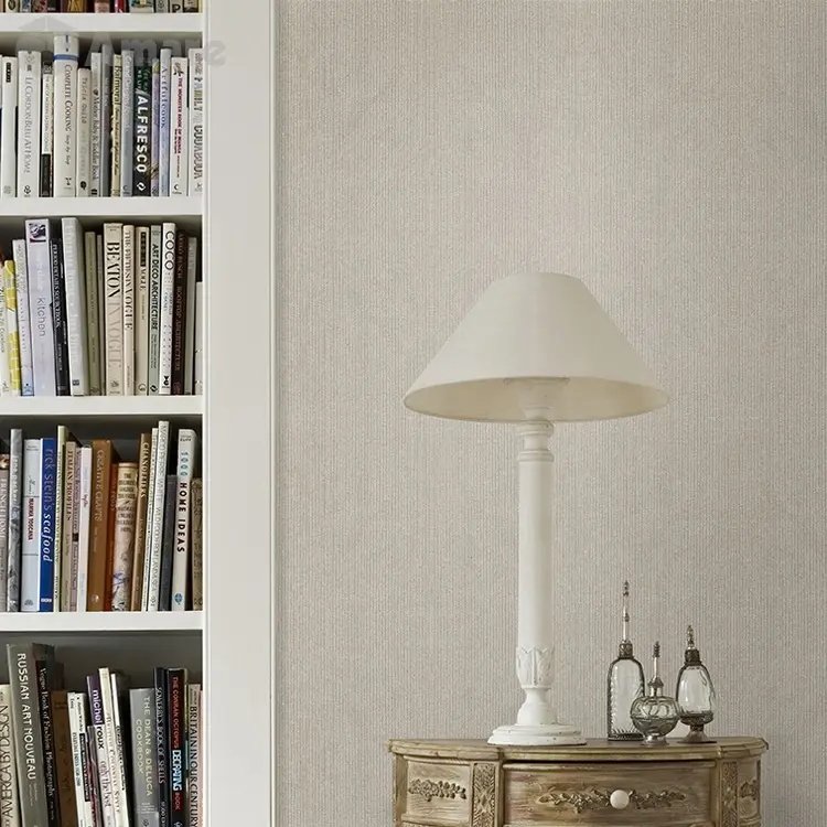 Wallpaper Factory Direct Supplies Bedroom Interior Wall Decoration Yarn Fabric Wallpaper Roll