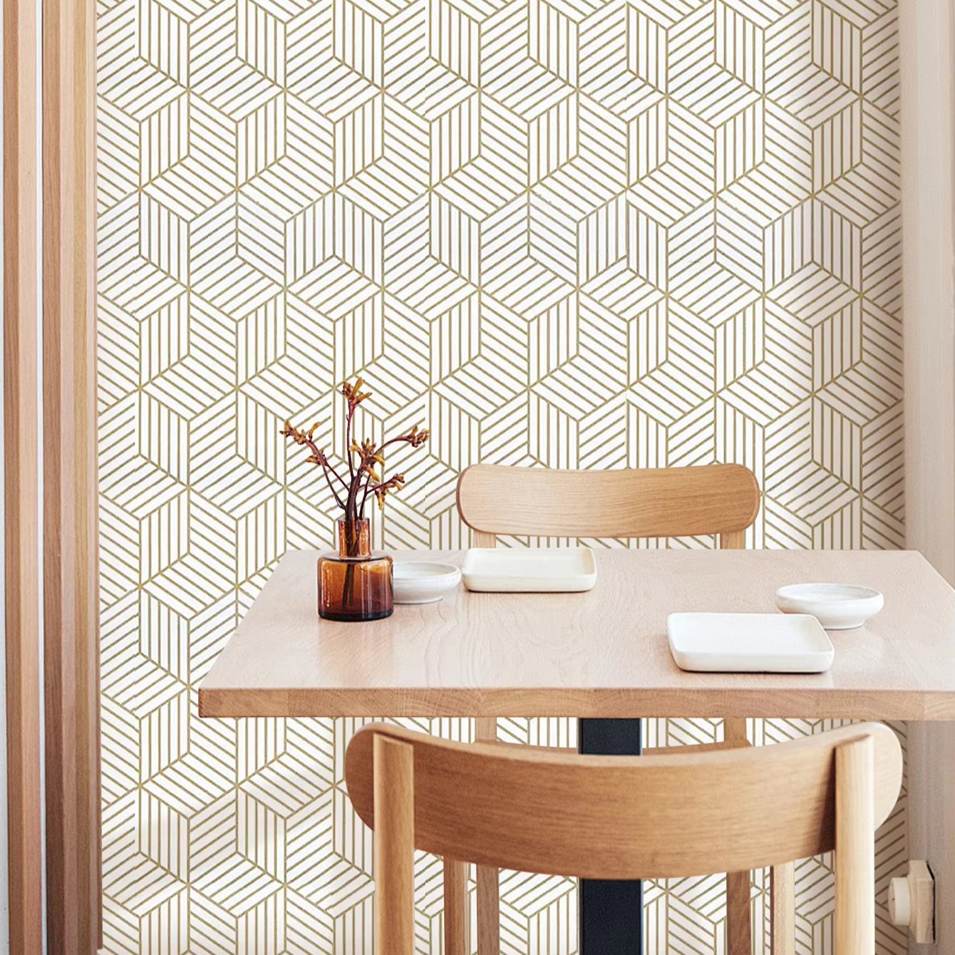 Restaurant Decoration Interior Wall Paper Rolls 3d Luxury Wall Paper Home Pvc Wallpaper