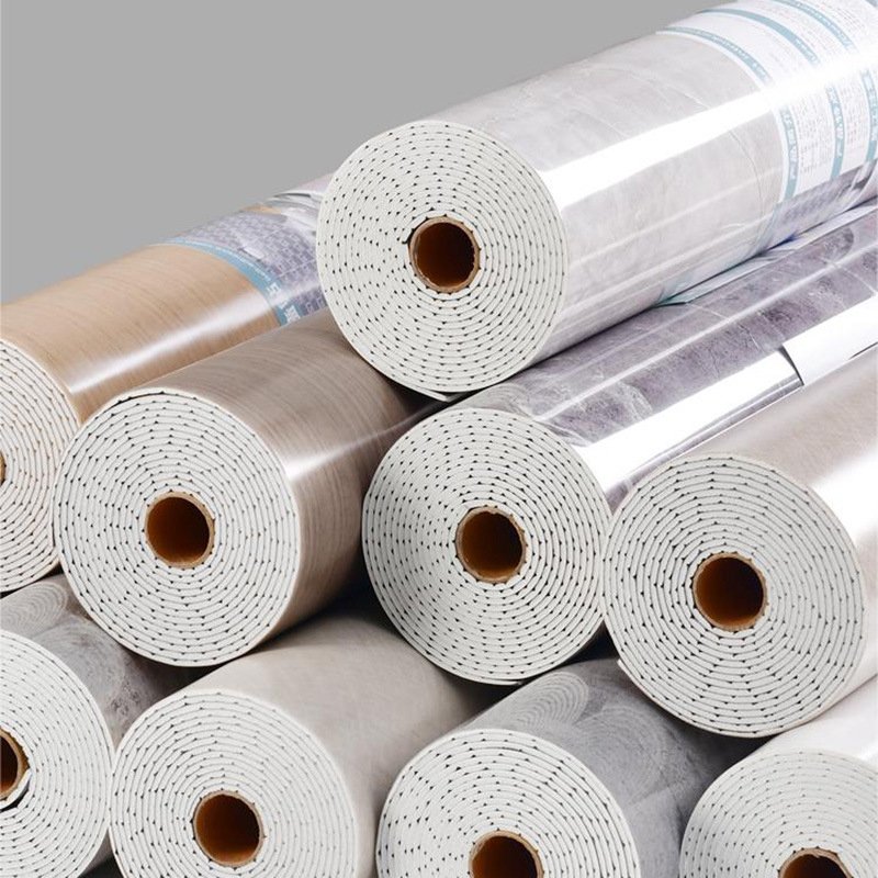 Concrete Beige Wallpaper Interior Decoration Wallpaper Living Room TV Background Foam Wallpaper