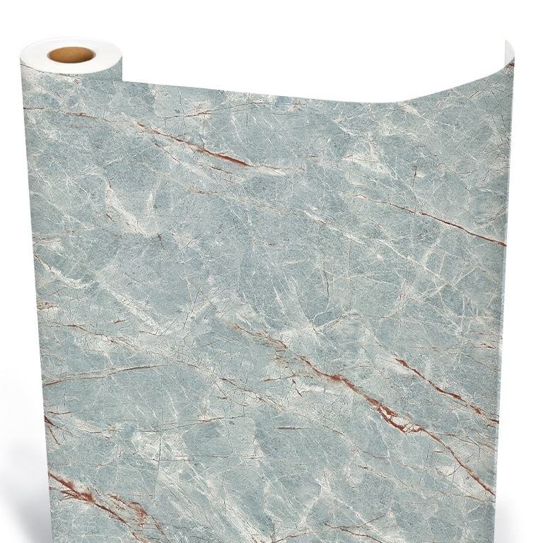 Removable Morden Design marble granite Pvc Self Adhesive Glossy Marble Decorative Wallpaper Roll For Bathroom Kitchen
