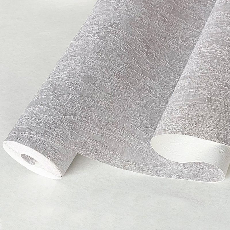 Thickened vertical PVC wallpaper living room bedroom interior decoration wall modern simple 330g light yellow wallpaper