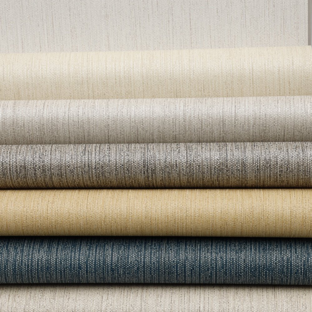 Wholesale Hot Sale Horizontal Textured PVC Wallpaper Wall coverings For Hotel Home Office Interior Wall Decoration wall paper