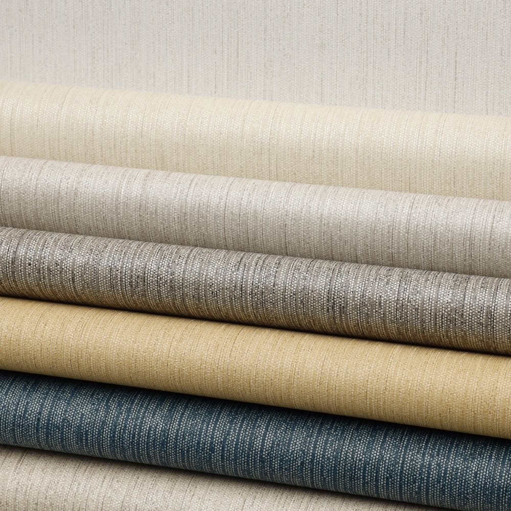 Wholesale Hot Sale Horizontal Textured PVC Wallpaper Wall coverings For Hotel Home Office Interior Wall Decoration wall paper