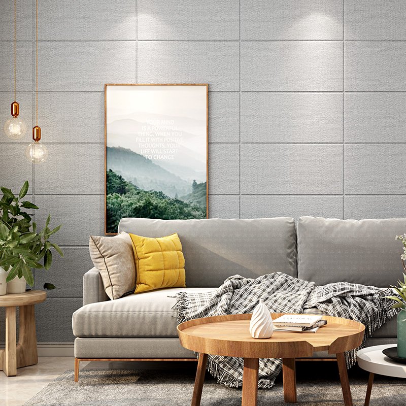 70x70cm 3D PVC Peel and Stick Diatom Mud Texture Wallpaper Roll Waterproof Soft Wall Panel for Home Decor