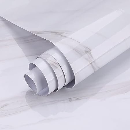 Marble Wallpaper Roll Self-Adhesive water-Proof Heat Insulation Wall Decor Home Interiors Decorative Interior Decor