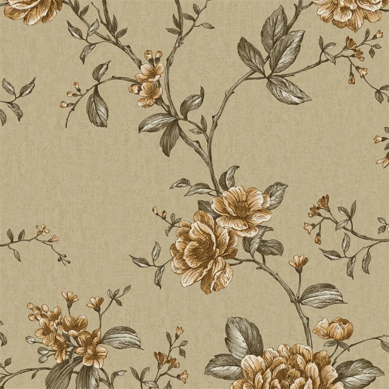 American countryside style pure wall paper for bedroom decoration 2024 new launch designs