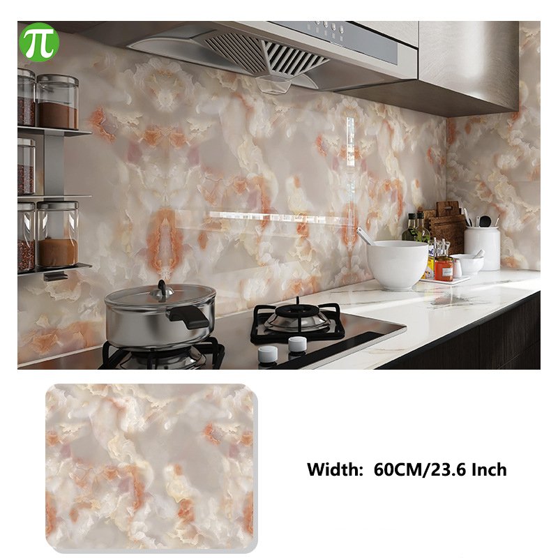 Wallpaper Roll Marble PVC Contact Paper Peel And Stick Wall Paper For Waterproof Living Room Kitchen Bedroom Dormitory Wallpaper