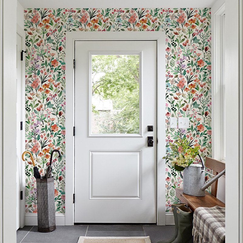 Customization Eco-friendly Roll Wallpaper for Cabinet Wardrobe Self Adhesive Wallpaper Bedroom Living Room Wall Covering