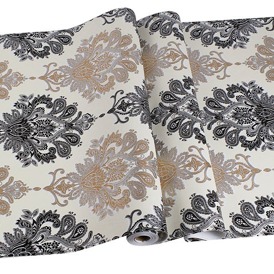Wholesale Custom Waterproof Classic PVC Self Adhesive Wallpaper Roll Interior Decoration Wallpaper