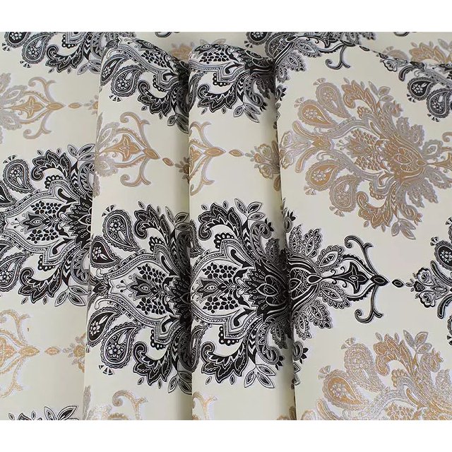 Wholesale Custom Waterproof Classic PVC Self Adhesive Wallpaper Roll Interior Decoration Wallpaper