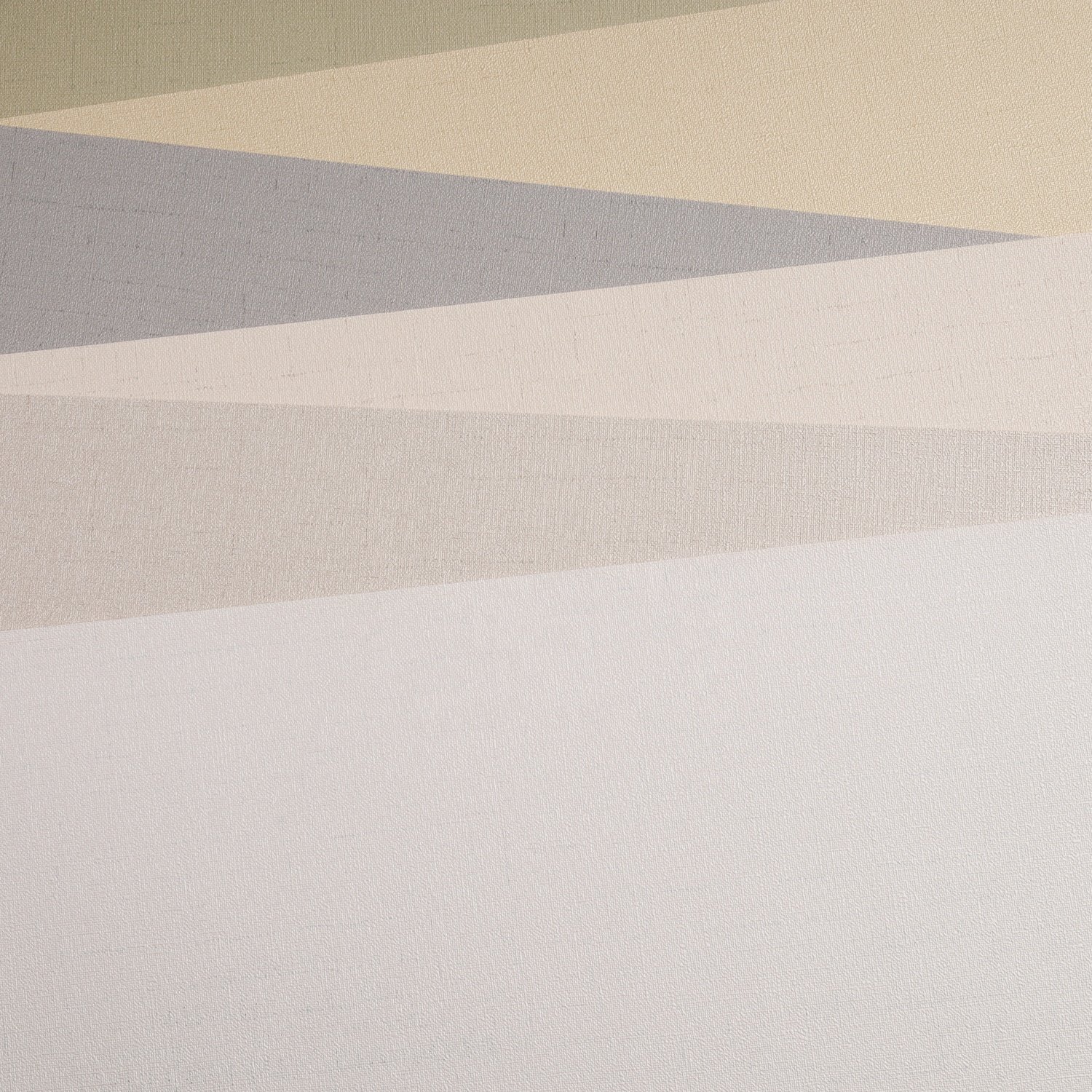 Waterproof White Wallpaper Geometric Pattern Popular Design Residential Spaces Soundproof Fireproof Wallcovering High Durability