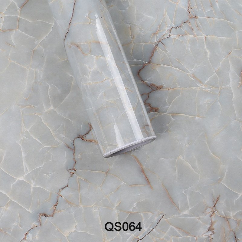 Beautiful 3D Self adhesive Marble /Brick Wallpaper for Furniture/Bathroom/Kitchen/Home