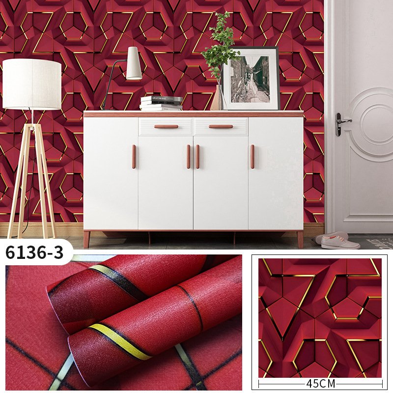 Wallpaper Soundproof Fire Protection Wallpaper Rolls 0.45*10m Wallpaper For Bedroom 3D Wall Paper Design For Living Room