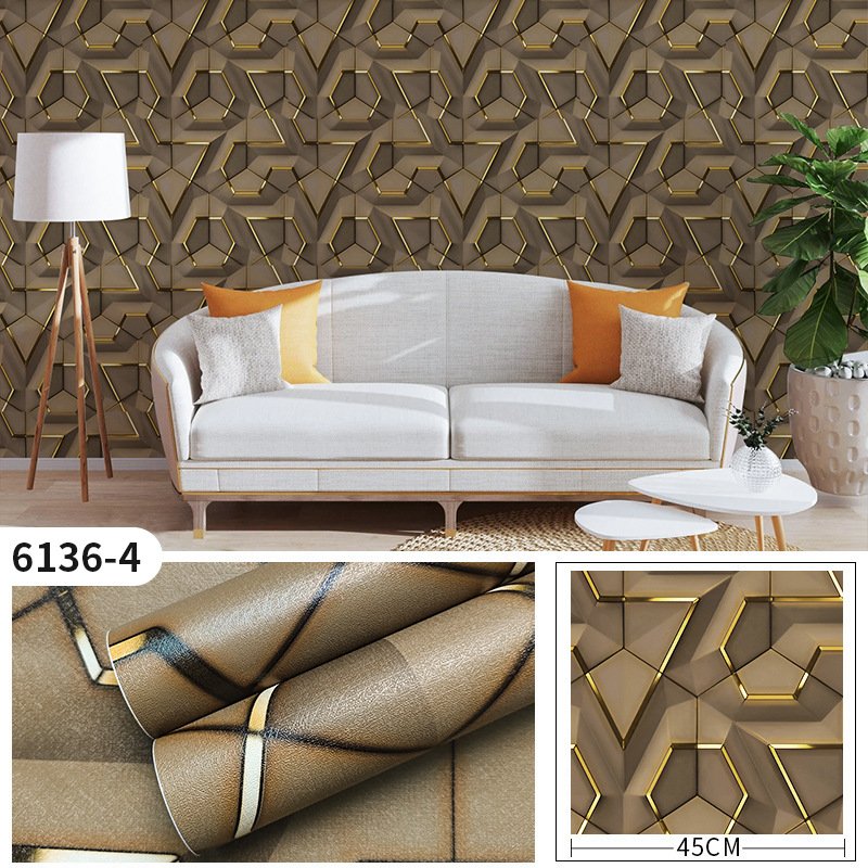 Wallpaper Soundproof Fire Protection Wallpaper Rolls 0.45*10m Wallpaper For Bedroom 3D Wall Paper Design For Living Room