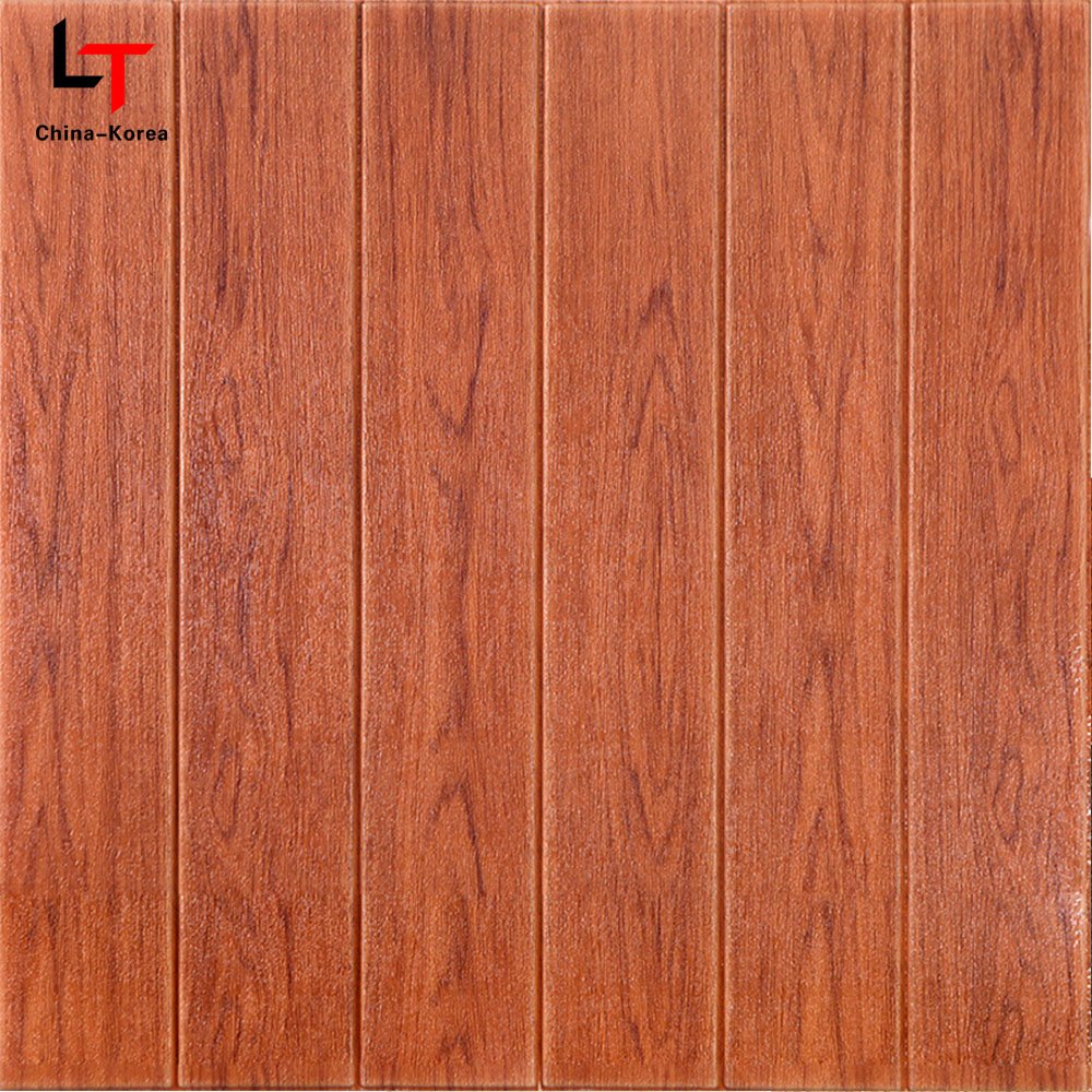 HL New Product 3D Self-adhesive Odorless wallpaper Wood Grain PVC Digital Printing Wall Paper Rolls For Kitchen
