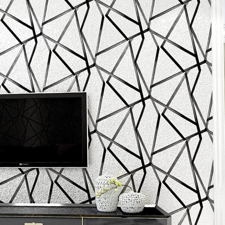 Cost effect non woven wallpaper modern wall paper roll for decoration suede 3d wallpaper