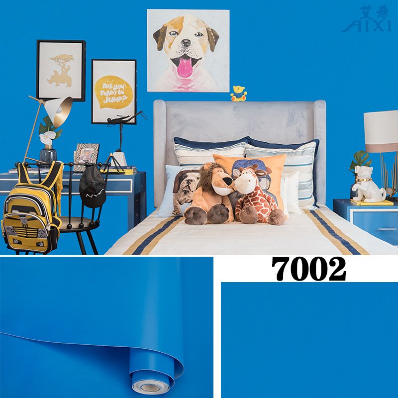 DIY handmade material, computer engraved advertising sticker, waterproof pure color, kindergarten wallpaper.